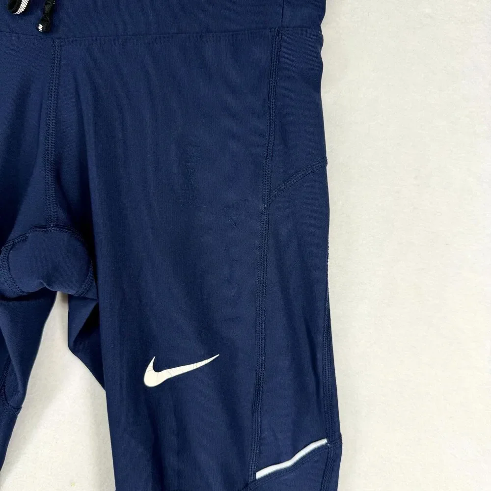 Nike Dri-Fit Workout Capri‎ Navy Legging Womens Size S
